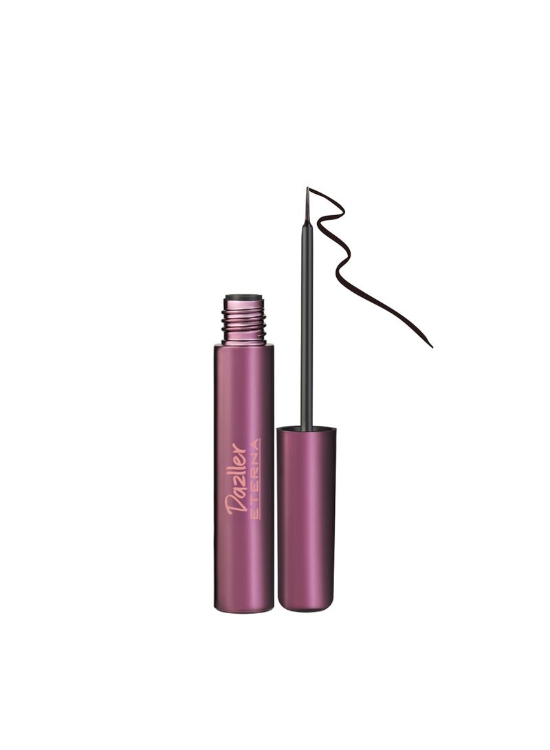 DAZLLER Eterna Liquid Eyeliner, 7.5G, Black, Waterproof, Smudge-Proof, Velvet Matte, Precise Application, Up To 8Hrs Stayextracts - Image 1